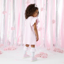 Load image into Gallery viewer, Adee Sweat dress with large bow detail ( 8 YEAR)