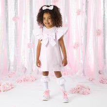 Load image into Gallery viewer, Adee Sweat dress with large bow detail ( 8 YEAR)