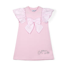 Load image into Gallery viewer, Adee Sweat dress with large bow detail ( 8 YEAR)