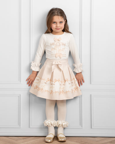 CAROUSEL DREAMS PLEATED SKIRT SET (4-5Y)