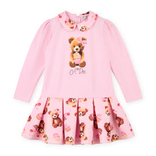 Load image into Gallery viewer, W252709 MEADOW
Bear print mix dress - 4001 Pink Fairy
