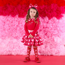 Load image into Gallery viewer, W251701 LARA
Heart print mix dress