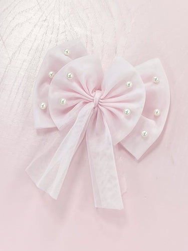 PEARL HAIR BOW