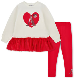 W251504 LUCIA
Sweat tulle legging set