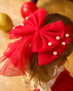 CARAMELO - RED PEARL HAIR CLIP