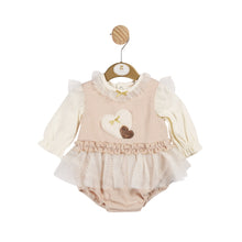 Load image into Gallery viewer, Ivory &amp; Gold Romper