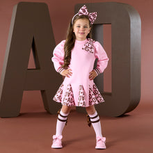 Load image into Gallery viewer, W252708 MAISIE
Initial print bow dress - 4001 Pink Fairy