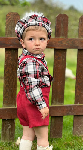 In25-07 Red and check
Boy suit