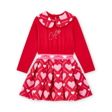 Load image into Gallery viewer, W251701 LARA
Heart print mix dress