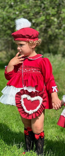 In25-05 Red Velvet
smocked dress 68
