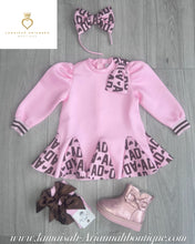 Load image into Gallery viewer, W252708 MAISIE
Initial print bow dress - 4001 Pink Fairy