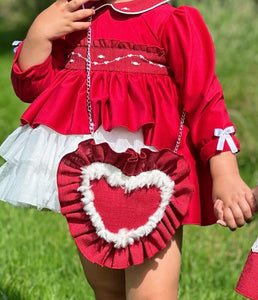 IN25-05 Heart Red bag