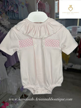 Load image into Gallery viewer, Smock Romper (Pink) (12 MONTH)