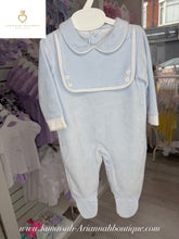 Load image into Gallery viewer, All In One (Baby Blue &amp; White) 3 month
