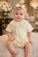 Load image into Gallery viewer, Smock Romper (Lemon)