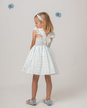 Load image into Gallery viewer, Checked Heart Dress with Hair Bow