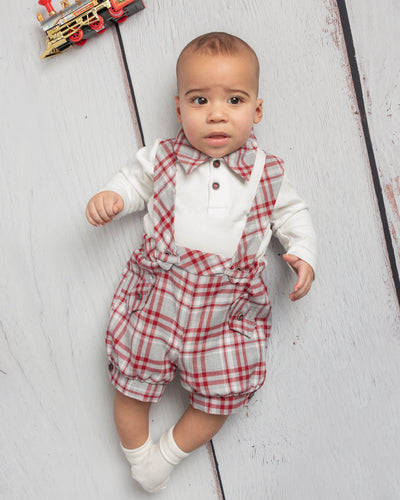 Checked Romper (18-24M)