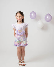 Load image into Gallery viewer, Diamonte Carousel Short Set LILAC
