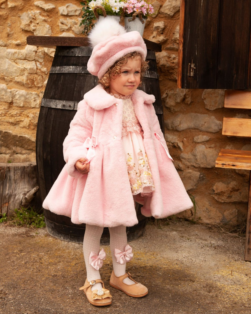 EXTRA SOFT FUR PINK COAT | IN22-13