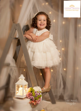 Load image into Gallery viewer, Ivory Puffball Dress 304