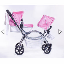 Load image into Gallery viewer, Roma Stephanie Twin Dolls Pram - Sparkle