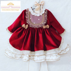 RED Velvet Dress