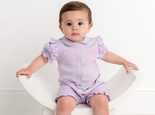 Load image into Gallery viewer, Seashell Frill Romper with Bib