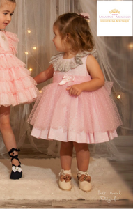 Pink Tulle Puffball Dress 302