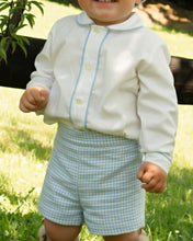 Load image into Gallery viewer, BABY BLUE TARTAN BOYS SET | IN22-16