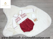 Load image into Gallery viewer, HAND SMOCKED JAMPANT SET